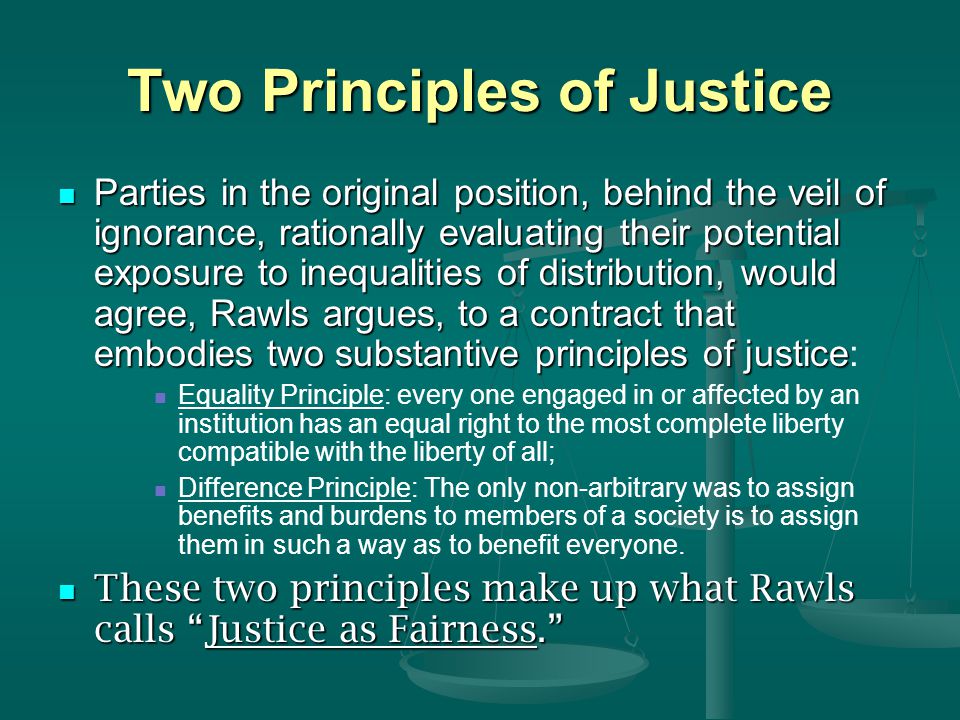 Rawl’s Theory of Justice Essay Sample